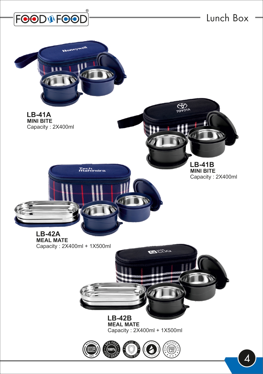 Food n Food LB-42A MEAL MATE Lunch Box